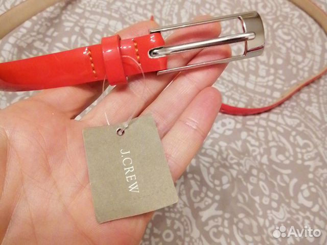 Ремень новый кожаный j crew