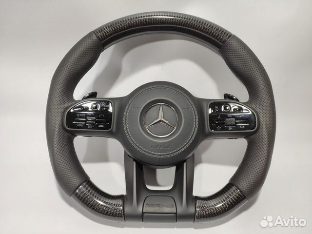 Руль карбон рулевое колесо Mercedes W464 W222 AMG
