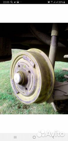 Задние тормозные барабаны ступица на Daewoo Nexia