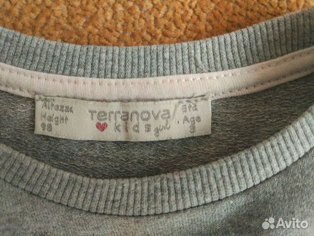 Толстовка Terranova для девочки на 3 года Толстовка Terranova для девочки на 3 года