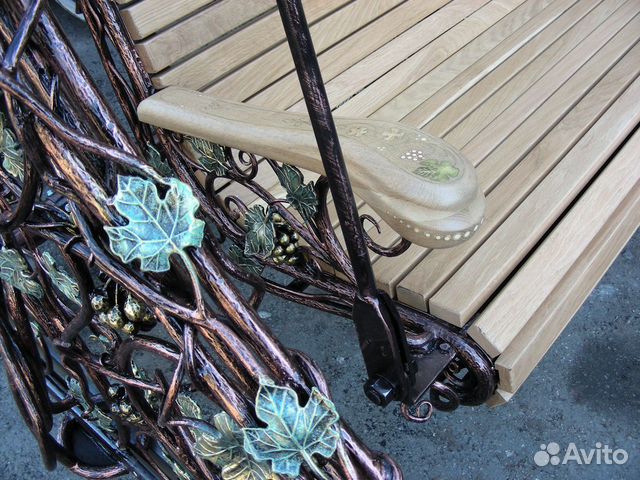 Качель кованая, мебель кованая