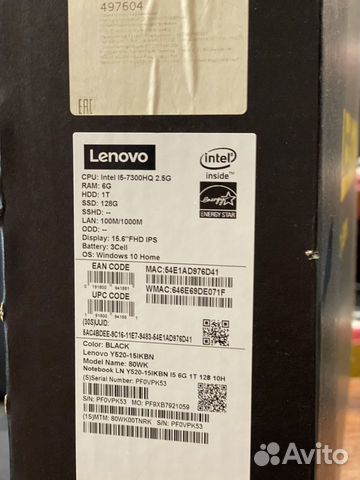 Lenovo legion игровой i5 7300hq Lenovo legion игровой i5 7300hq