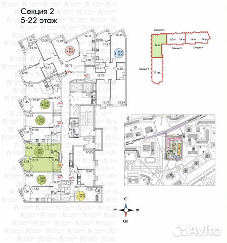 1-к квартира, 39 м², 16/22 эт. 1-к квартира, 39 м², 16/22 эт.