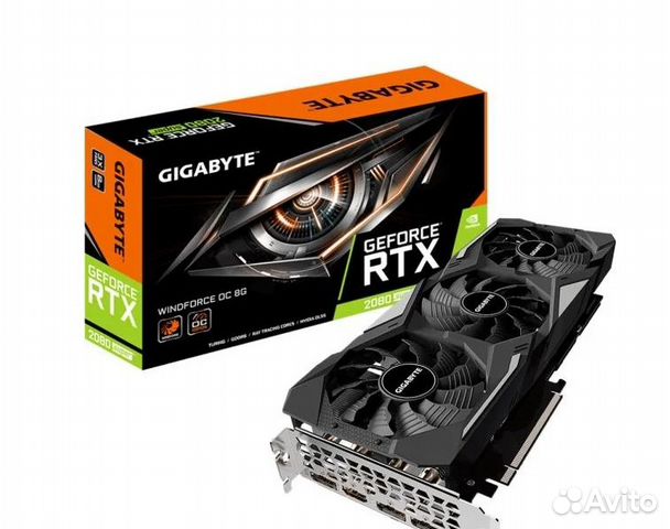 Видеокарта GigaByte GeForce RTX 2080 Super WF OC Видеокарта GigaByte GeForce RTX 2080 Super WF OC