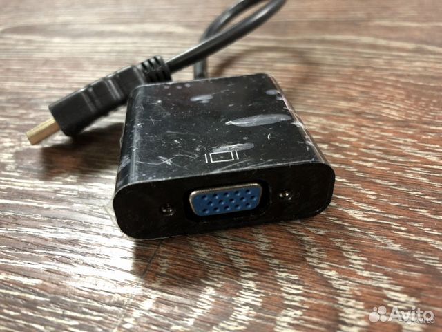 Новый Конвертер VGA на hdmi Переходник для пк