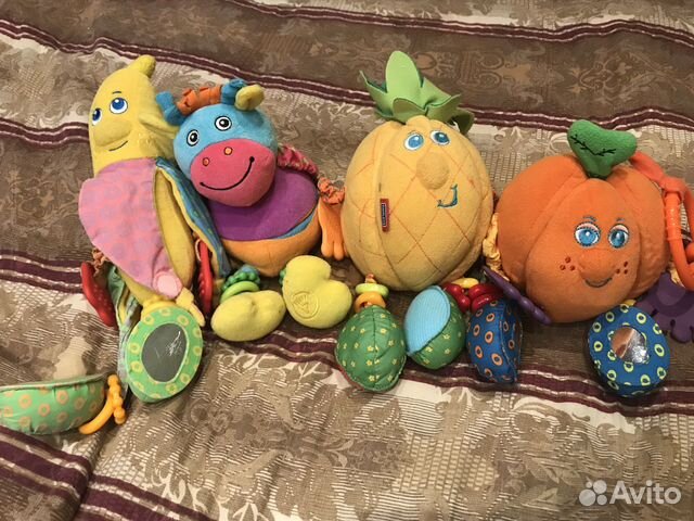 Фрукты tiny love (апельсин, банан, ананас и корова Фрукты tiny love (апельсин, банан, ананас и корова