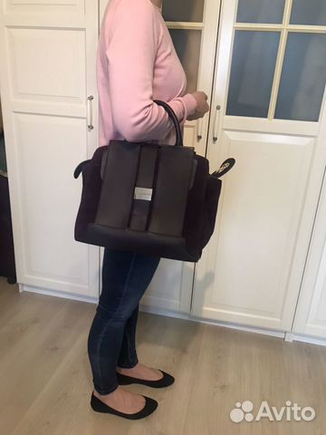 Сумка жен. кожа / замша натуральная