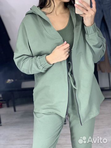 Костюм тройка Alexander Wang зелёный Костюм тройка Alexander Wang зелёный