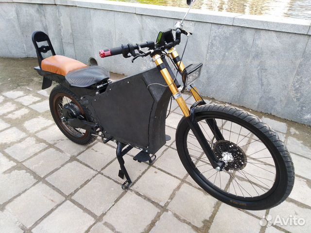 Двухместный электро байк Chopper Двухместный электро байк Chopper