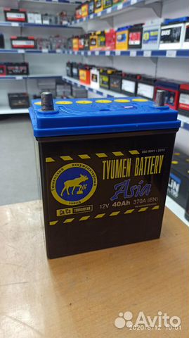 Акб 40Ач Tyumen Asia на Daewoo Matiz (Дэу Матиз)