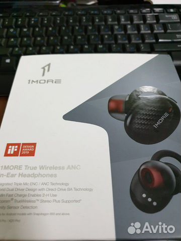 Наушники с шумоподавлением 1more TWS ANC