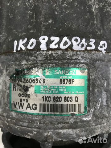 Компрессор кондиционера Volkswagen golf V 1K082080 Компрессор кондиционера Volkswagen golf V 1K082080