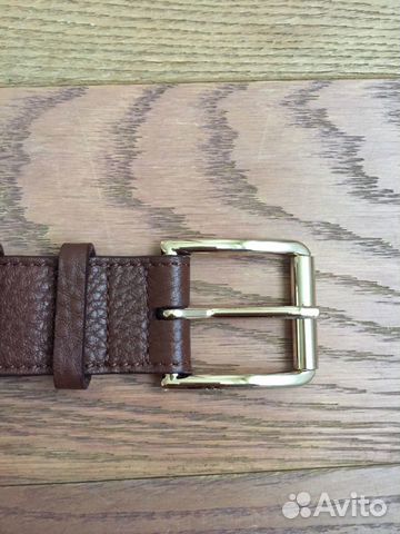 Коричневый кожаный ремень Cole Haan Коричневый кожаный ремень Cole Haan