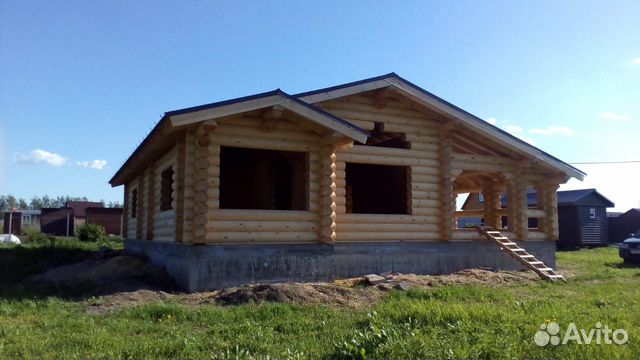 Дома из оцилиндрованного бревна Проф бруса Дома из оцилиндрованного бревна Проф бруса