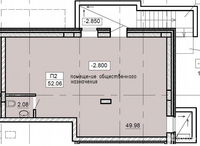 Помещение свободного назначения, 52.02 м² Помещение свободного назначения, 52.02 м²