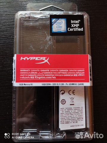 HyperX Fury Black DDR4 dimm 3200Mhz PC-25600 CL16 HyperX Fury Black DDR4 dimm 3200Mhz PC-25600 CL16