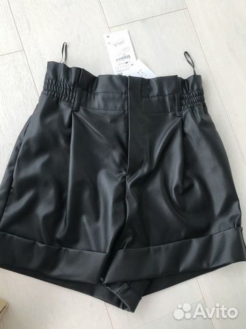 Кожаные шорты Zara новые (эко кожа) Кожаные шорты Zara новые (эко кожа)