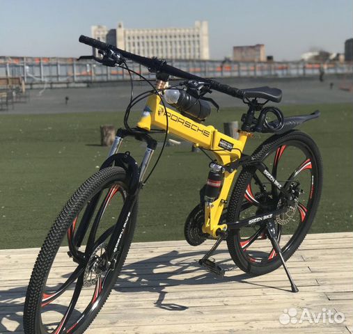 Велосипед на литых дисках
