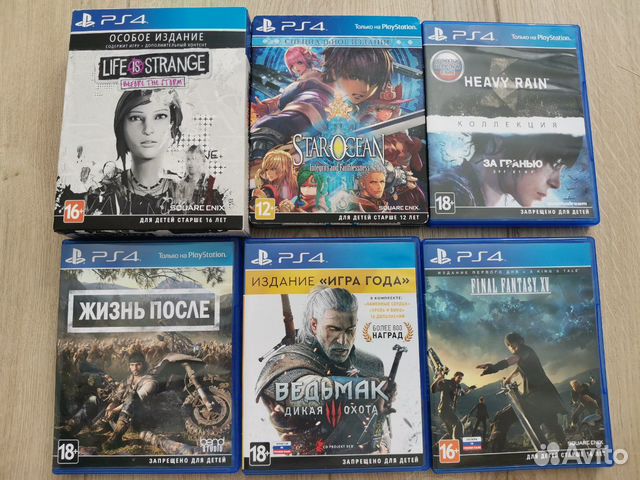 Игры на playstation 4