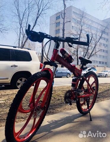 Велосипед на литых дисках