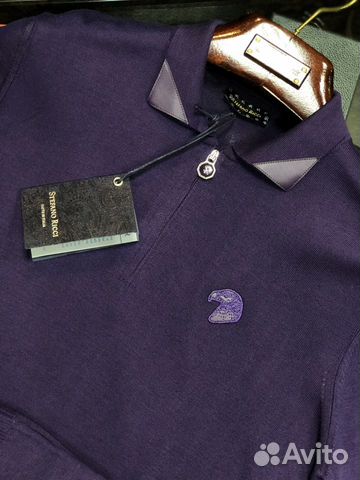 Stefano Ricci трикотажное поло сиреневый Stefano Ricci трикотажное поло сиреневый