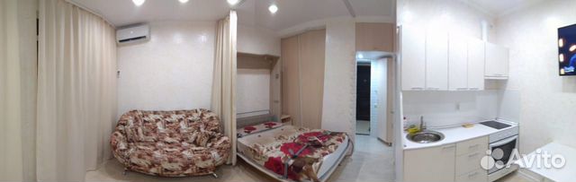

Квартира-студия, 27 м², 2 кровати