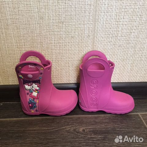 Сапоги резиновые Crocs Hello Kitty