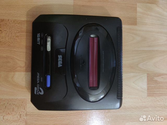 Sega mega drive II оригинал + Флеш картридж 16 гб
