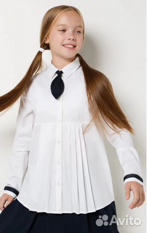 Блузка школьная для девочки 7-12 лет новая
