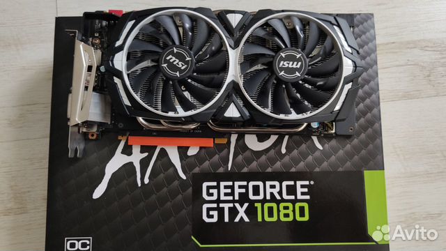 Видеокарта MSI GTX 1080 armor Видеокарта MSI GTX 1080 armor