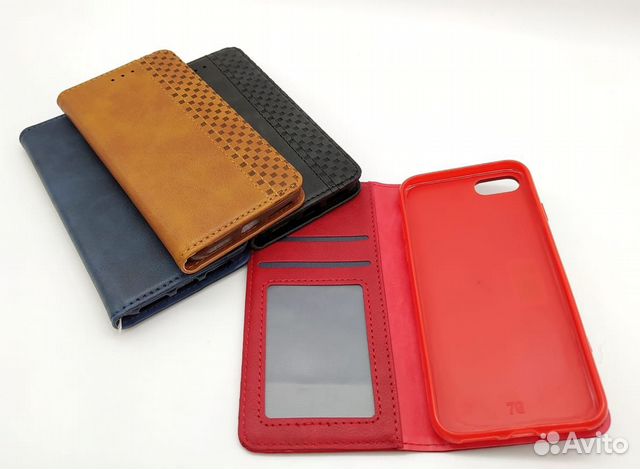 Чехол книжка (кожа) Wallet для iPhone