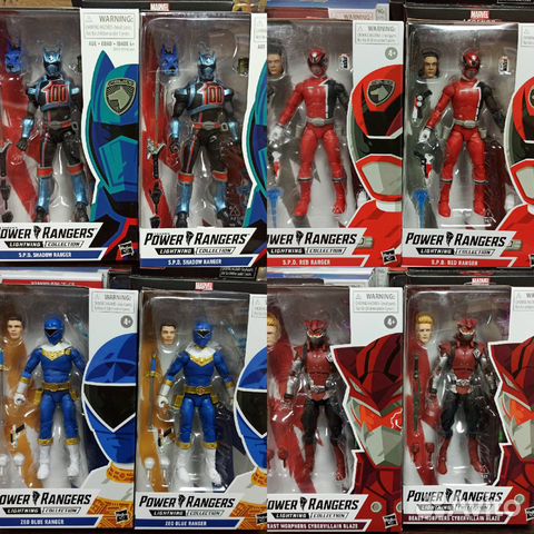 Фигурки S.P.D. Shadow Ranger, Red Ranger; Zeo Blue