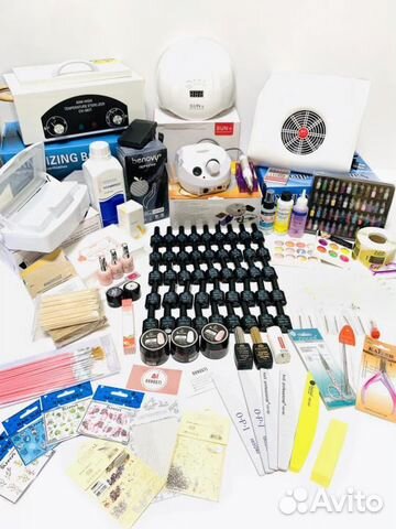 Большой набор для маникюра, набор для шеллака