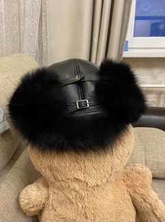 Мужская меховая шапка-ушанка