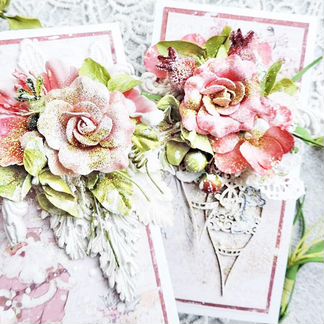 Новогодняя открытка ручной работы