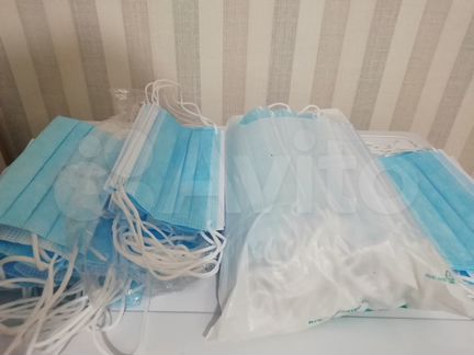 Маски медицинские одноразовые