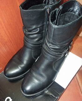 Ботинки кожаные