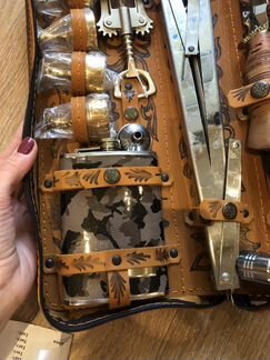 Набор дорожный шампура мангал штопор кузница семин