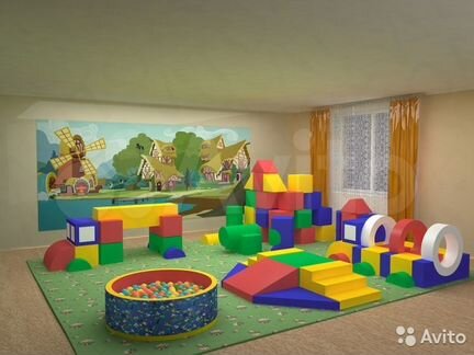 Детские мягкие модули