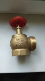 Клапан пожарный латунный кплм 50 угловой 90