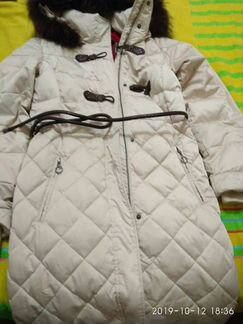 Женское пальто-пуховик