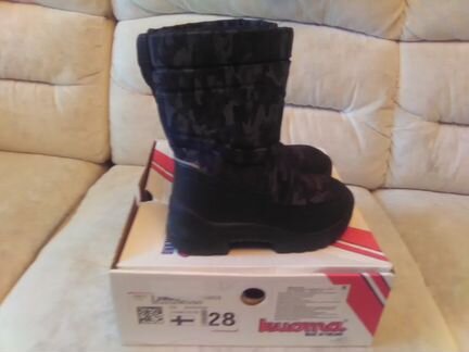 Продам зимние ботинки Kuoma размер 28 серые