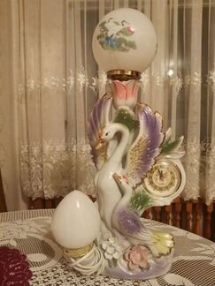 Лебедь светильник на пульте