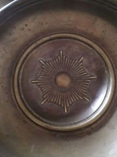 Ваза для фруктов 19 век,бронза,золото