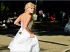 Свадебное платье со шлейфом длинной фатой 46 разме объявление продам