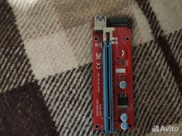 Райзера pce164p-no3 pci-e 1x to 16x