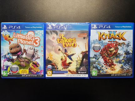 Little Big Planet 3 \It Takes Two \Knack 2 (PS4)