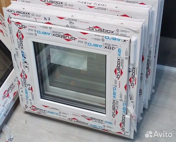 Окно пвх в ванную комнату 600 х 500 (наличие )