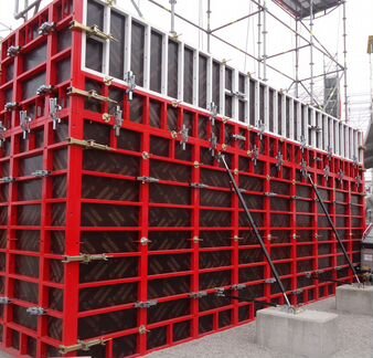 Аренда опалубки стен, колонн и перекрытий