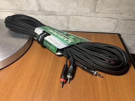 Кабель аудио 1xMiniJack - 2xRCA Roxtone rayc150/10